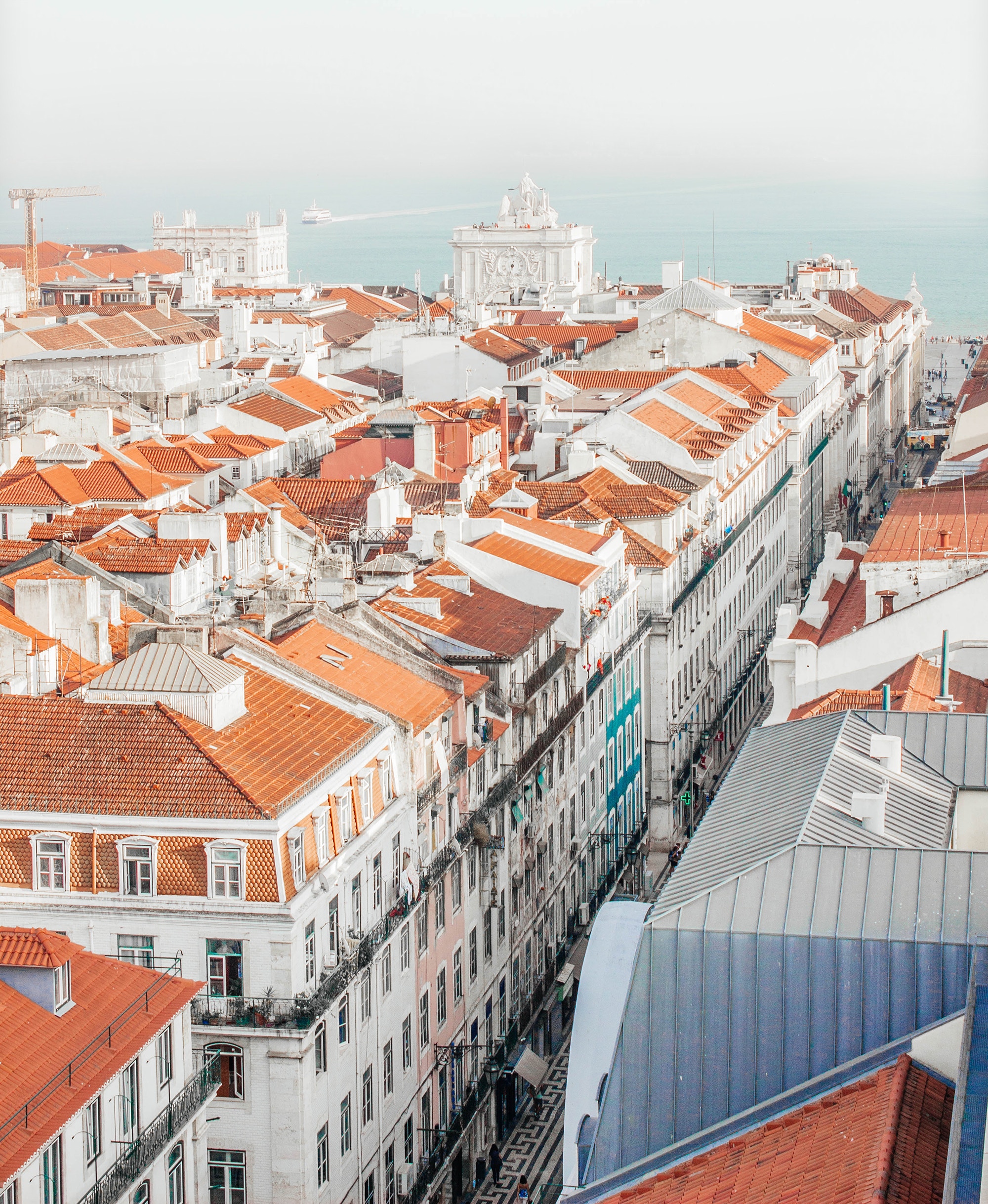 view over terreiro paço lisbon